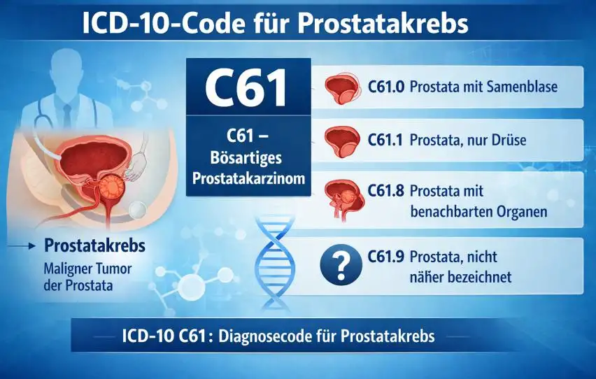 ICD 10 Code für Prostatakrebs: Bedeutung, Diagnose, Therapie und Prognose verständlich erklärt