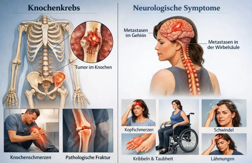 Knochenkrebs und neurologische Symptome: Früherkennung, Ursachen und moderne Behandlungsmöglichkeiten