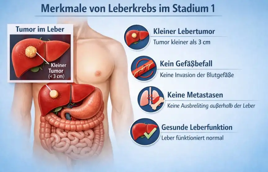 Merkmale von Leberkrebs im Stadium 1: Früherkennung, Symptome und Behandlungschancen