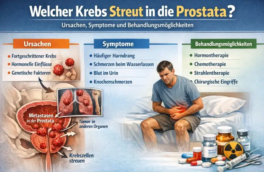 Welcher Krebs Streut in die Prostata? Ursachen, Symptome und Behandlungsmöglichkeiten